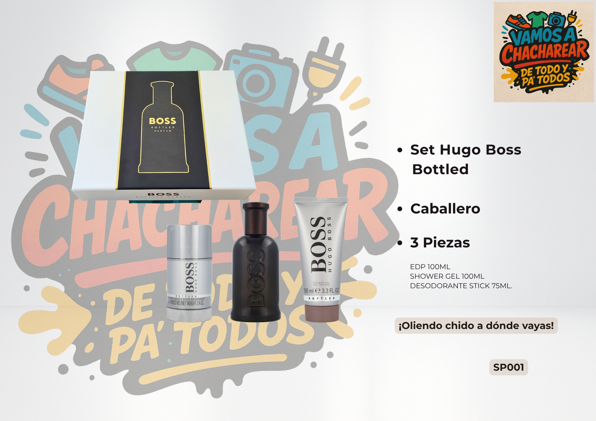 🧴 Set Hugo Boss Bottled – Caballero