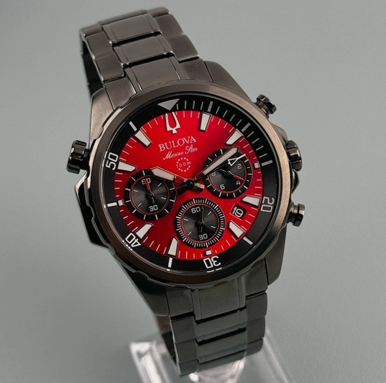 Bulova Marine Star – dial Rojo 43 mm Cronógrafo