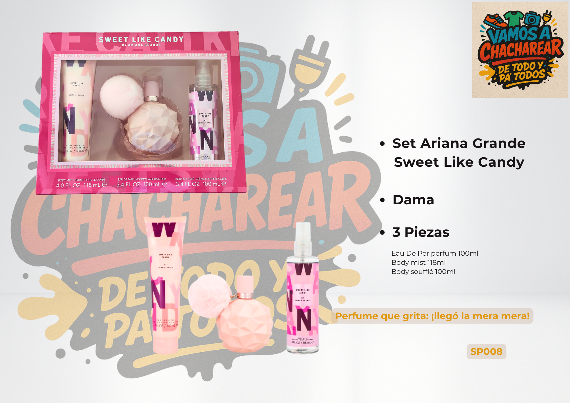 🧴 Set Ariana Grande Sweet Like Candy – Dama