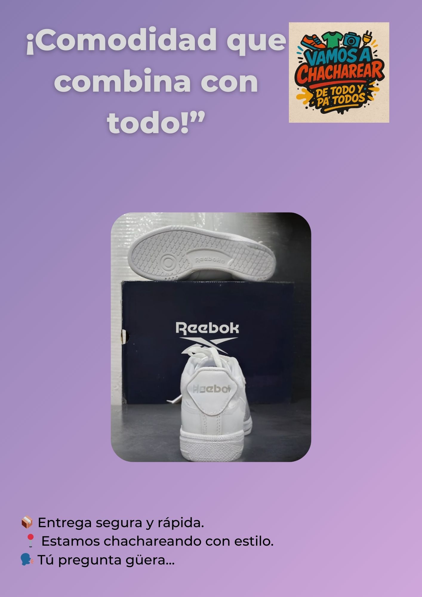 👟✨ ¡Ya cayeron los Reebok