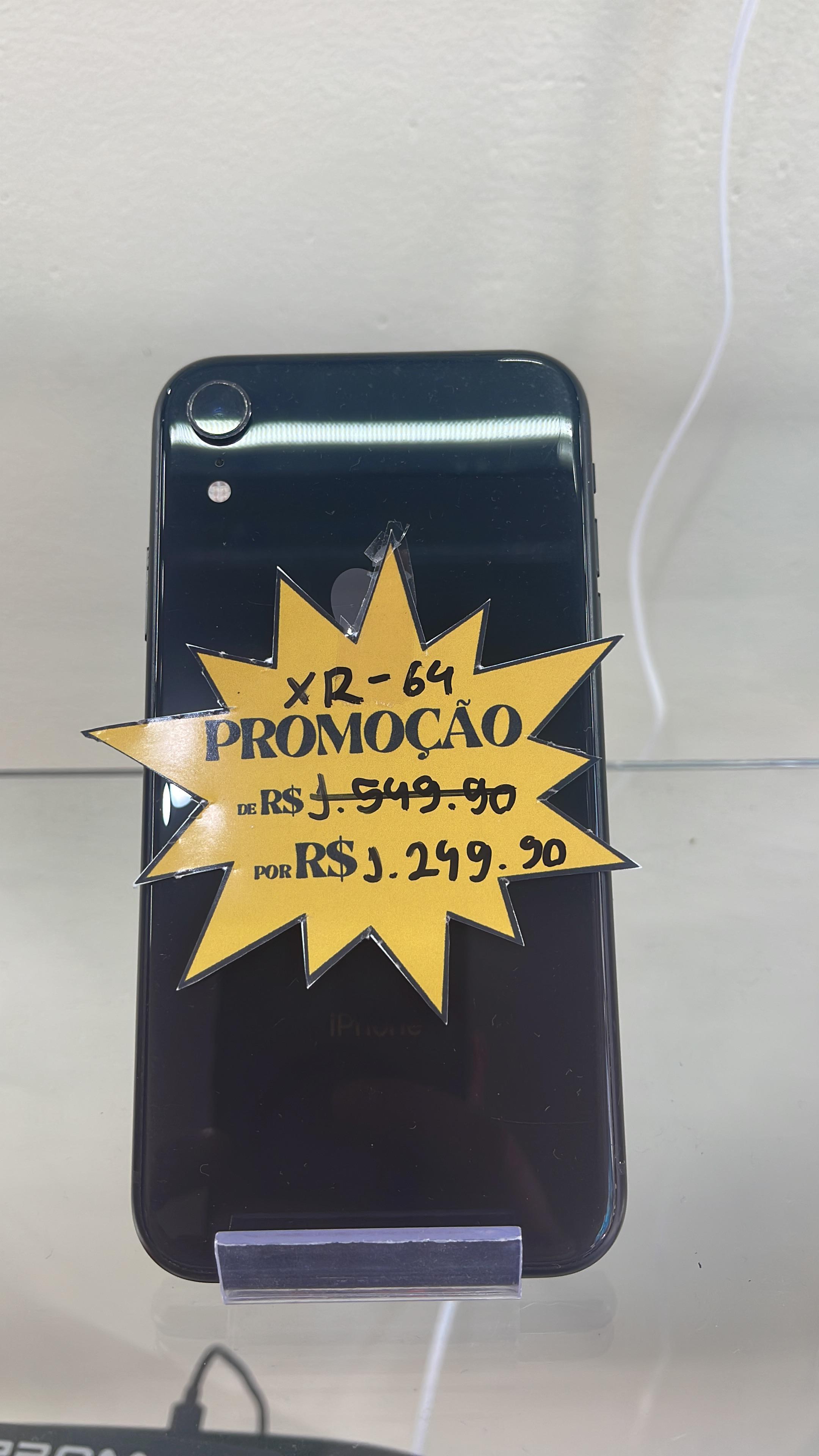 Apple iPhone XR 64 GB - Preto - Bateria 100%