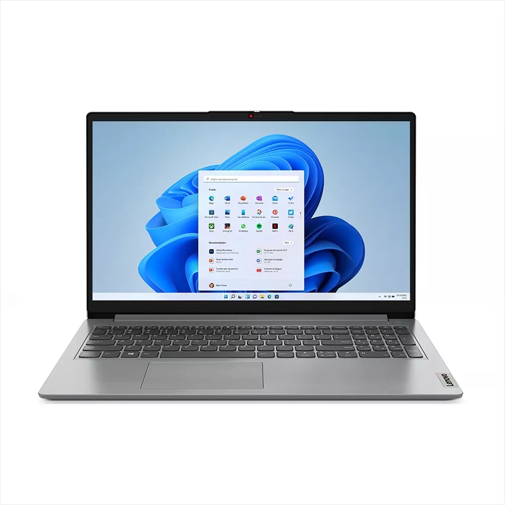 Notebook Lenovo Ideapad 1i Intel Core i5 - 1235U, 8GB RAM, 512GB SSD, Windows 11 Home, Tela 15,6'' HD