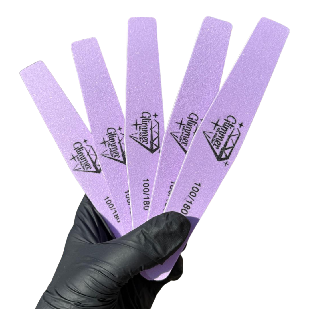 Purple Double Sided Nail Buffer 100/180 Grit