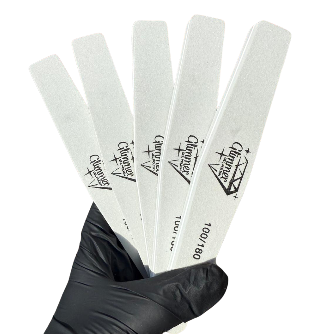 Grey Double Sided Nail Buffer 100/180 Grit
