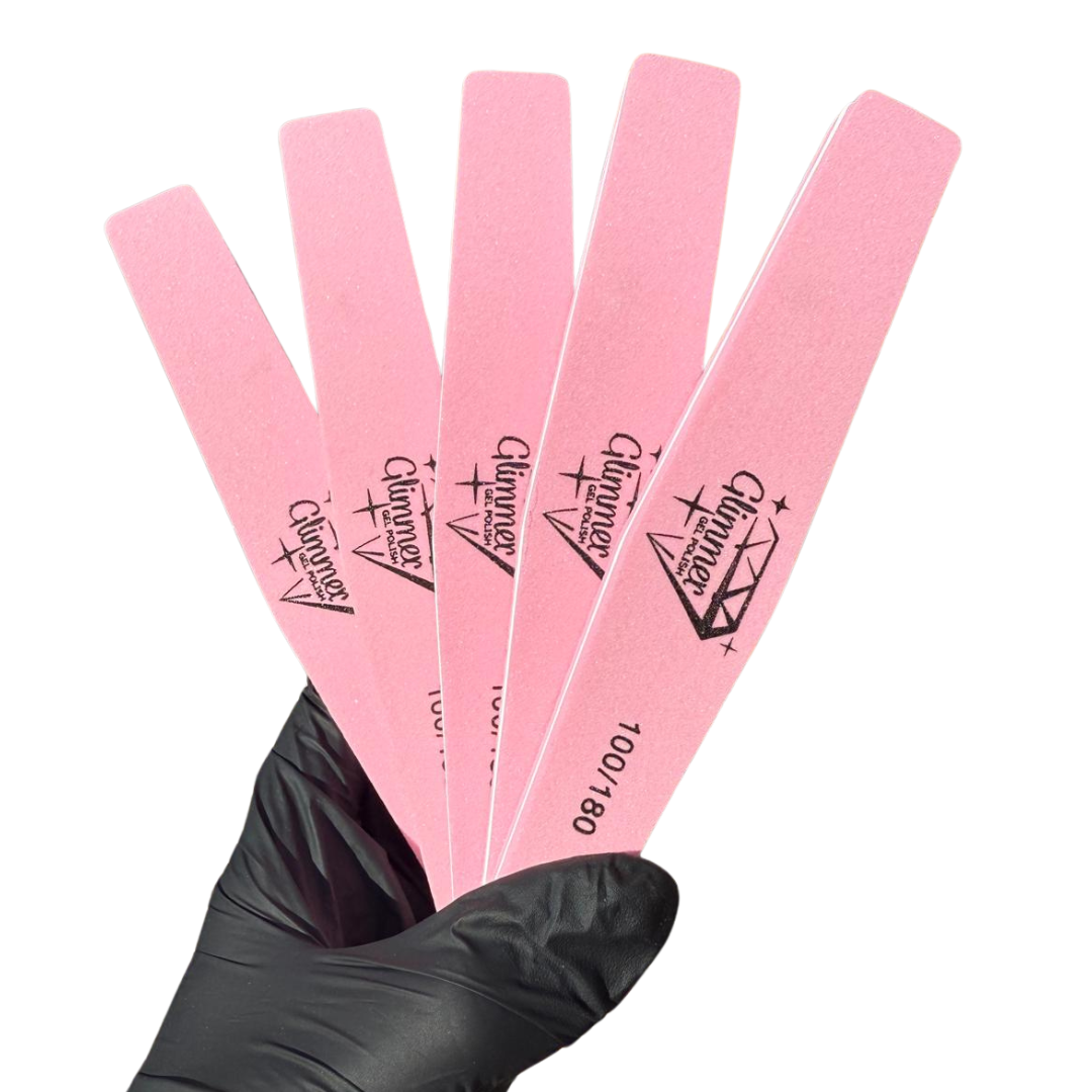 Pink Double Sided Nail Buffer 100/180 Grit