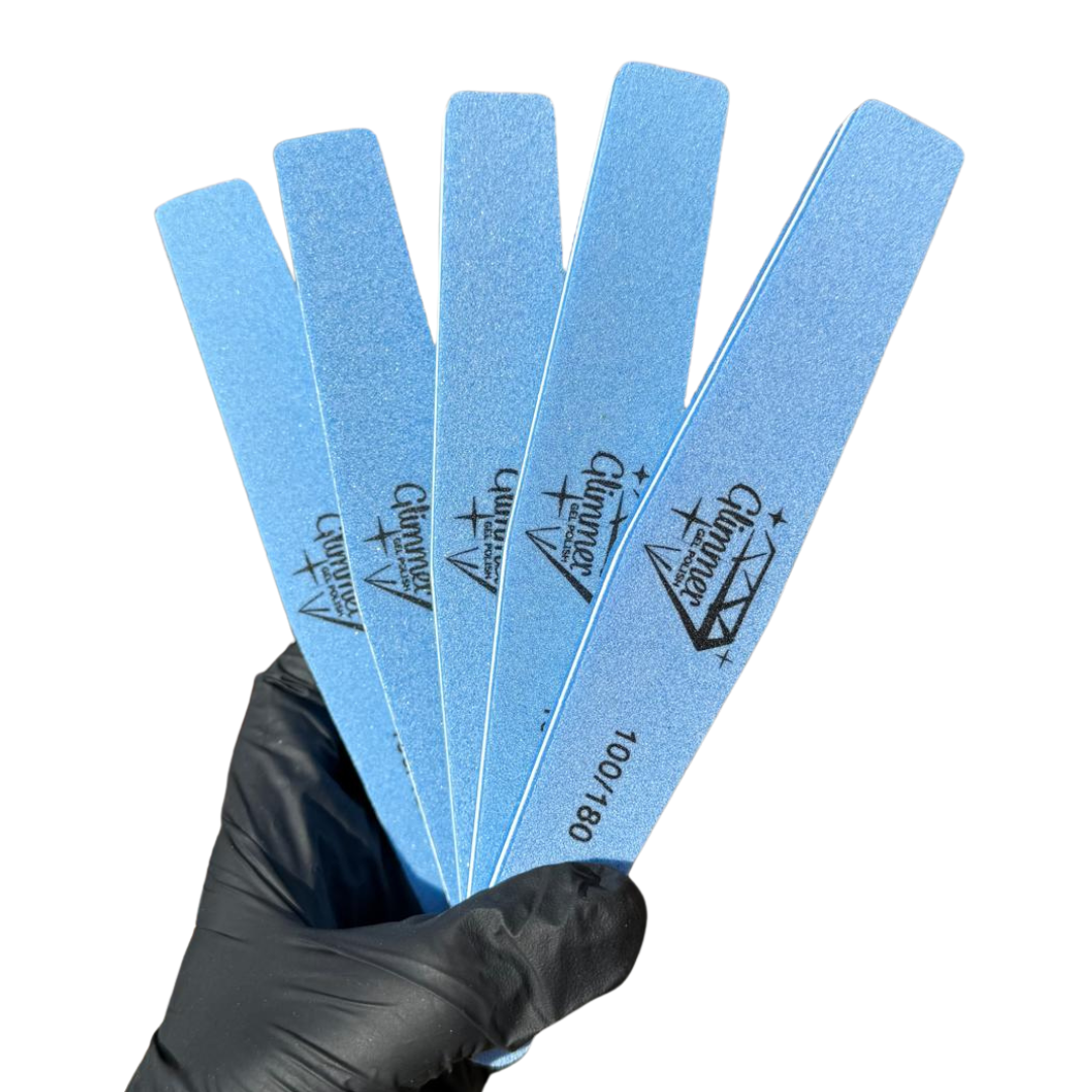 Blue Double Sided Nail Buffer 100/180 Grit
