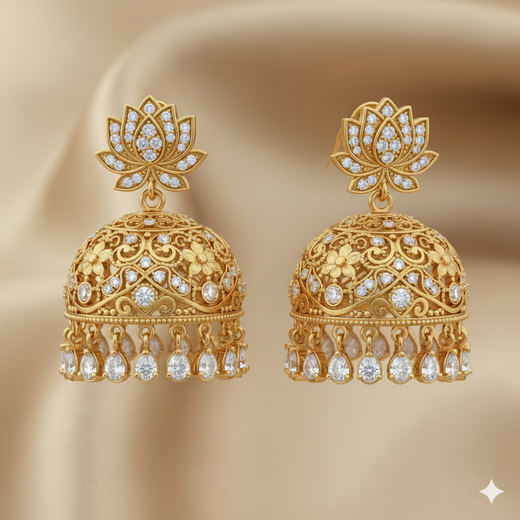 Jhumka cluster lotus