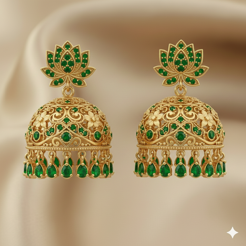 Jhumka cluster lotus