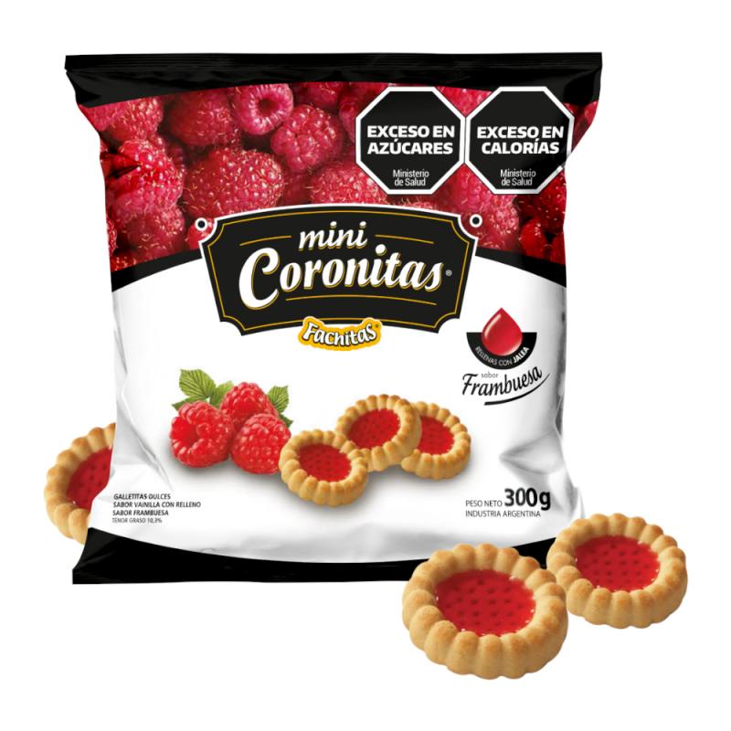 Galletitas Coronitas Frambuesa X300grs