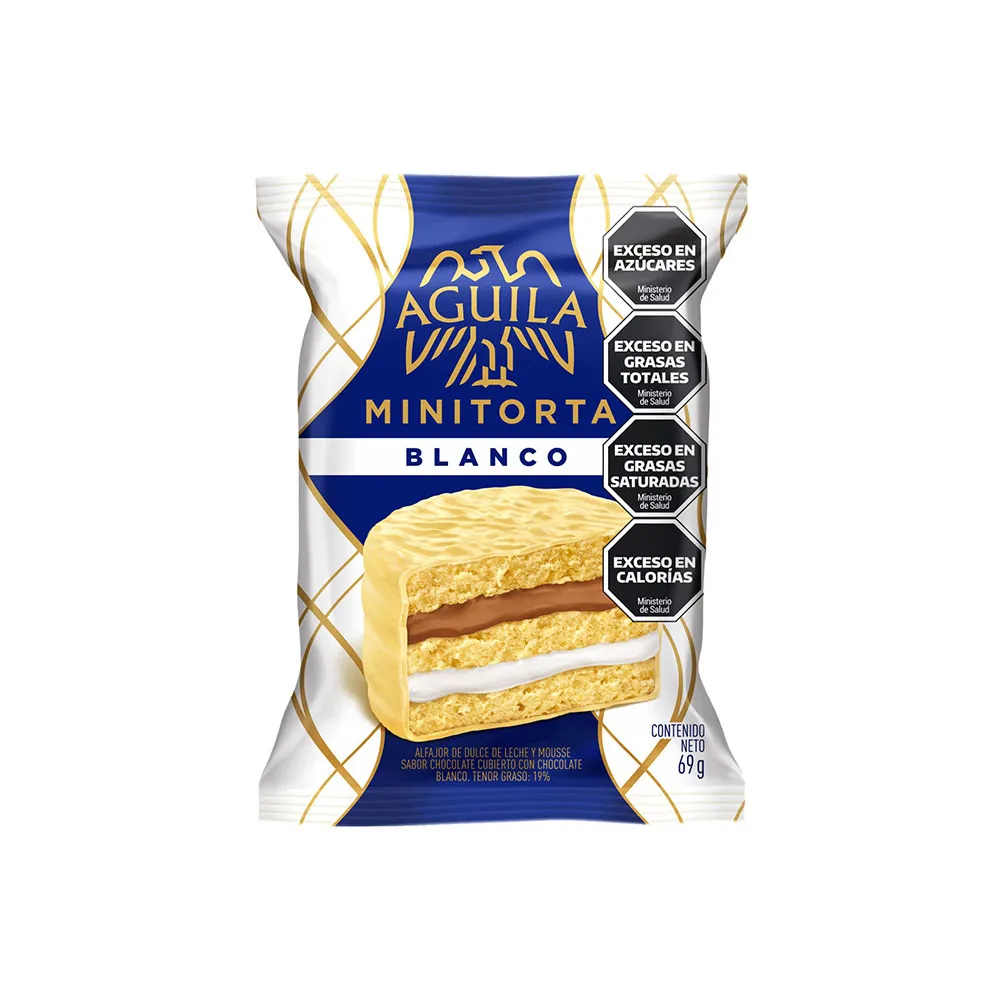 Alfajor Mini Torta Blanco