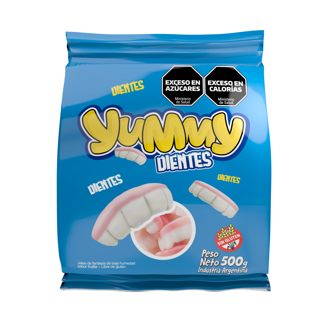 Gomitas Yummy Dientes X500grs