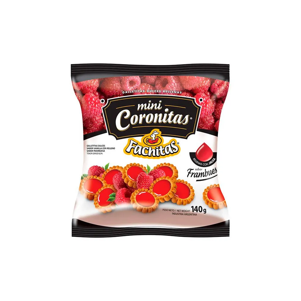 Galletitas Coronita Frambuesa X140grs