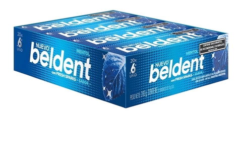 Chicle Beldent Mentol X20uni