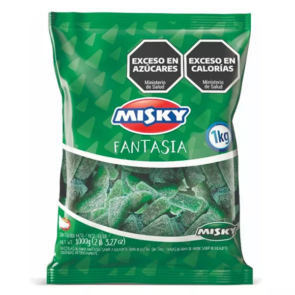 Gomitas Misky Eucalipto X1kg