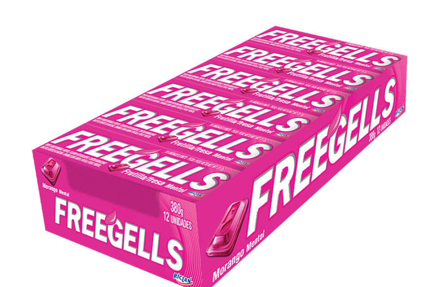 Freegells frutilla X12