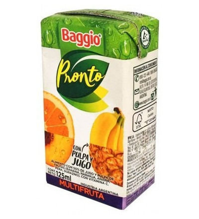 Baggio Junior Multifruta 125ml