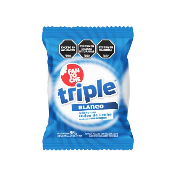 Alfajor Fantoche Triple Blanco