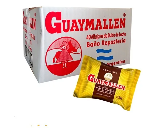 Alfajor Guaymallen De Chocolate X40uni