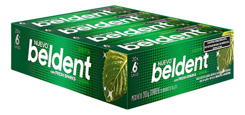 Chicle Beldent Menta X20uni