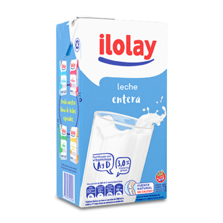 Ilolay Leche Larga Vida Entera X1L