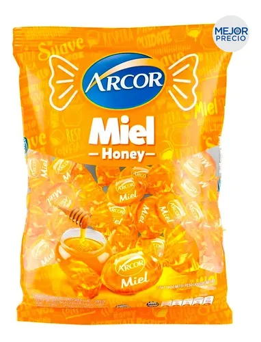 Caramelos relleno de miel Arcor