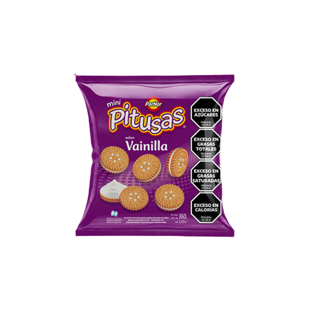 Galletitas Pitusas Vainilla X160grs