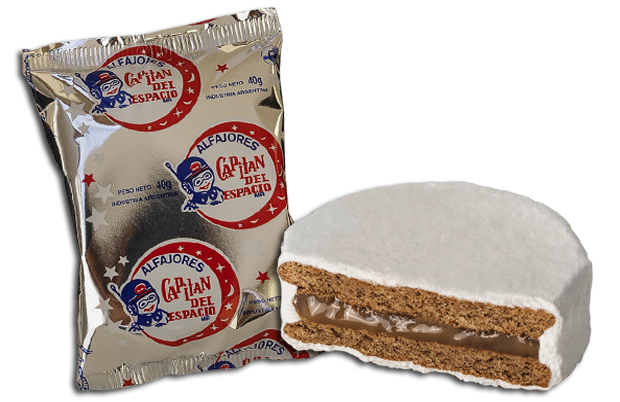 Alfajor Capitan Del Espacio Blanco 