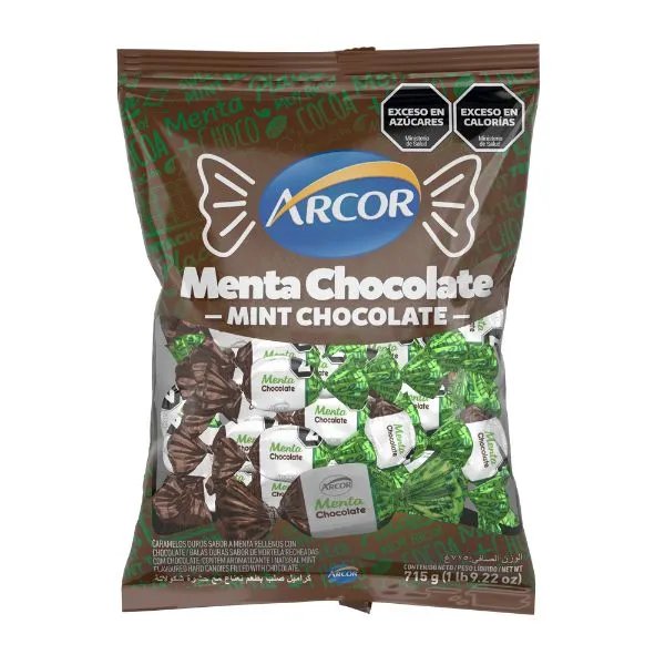 Caramelos Arcor Menta Chocolate