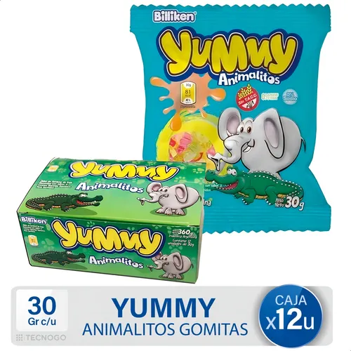 Gomitas Yummy Animalitos X12uni
