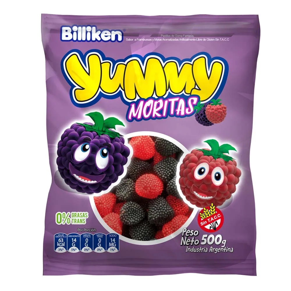Gomitas Yummy Moritas X500grs
