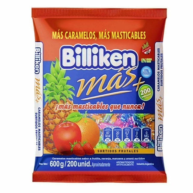Caramelo Billiken Frutal