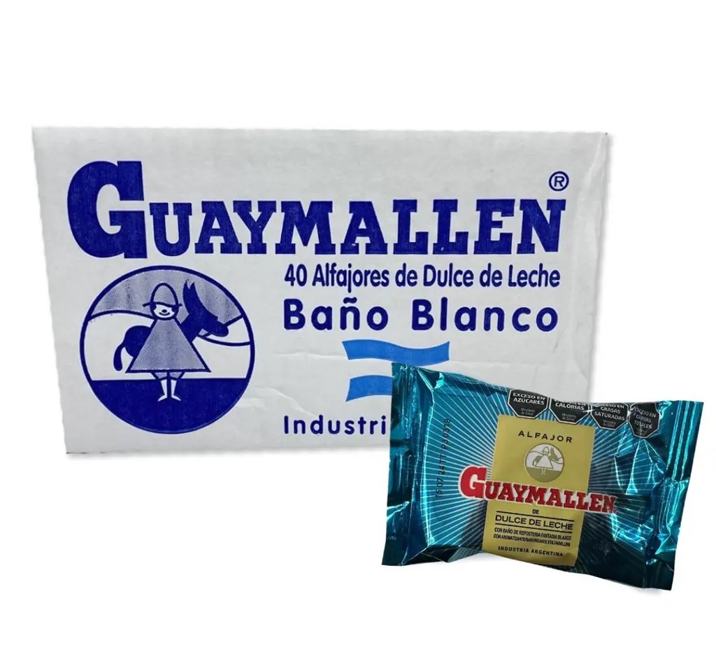 Alfajor Guaymallen Blanco X40uni