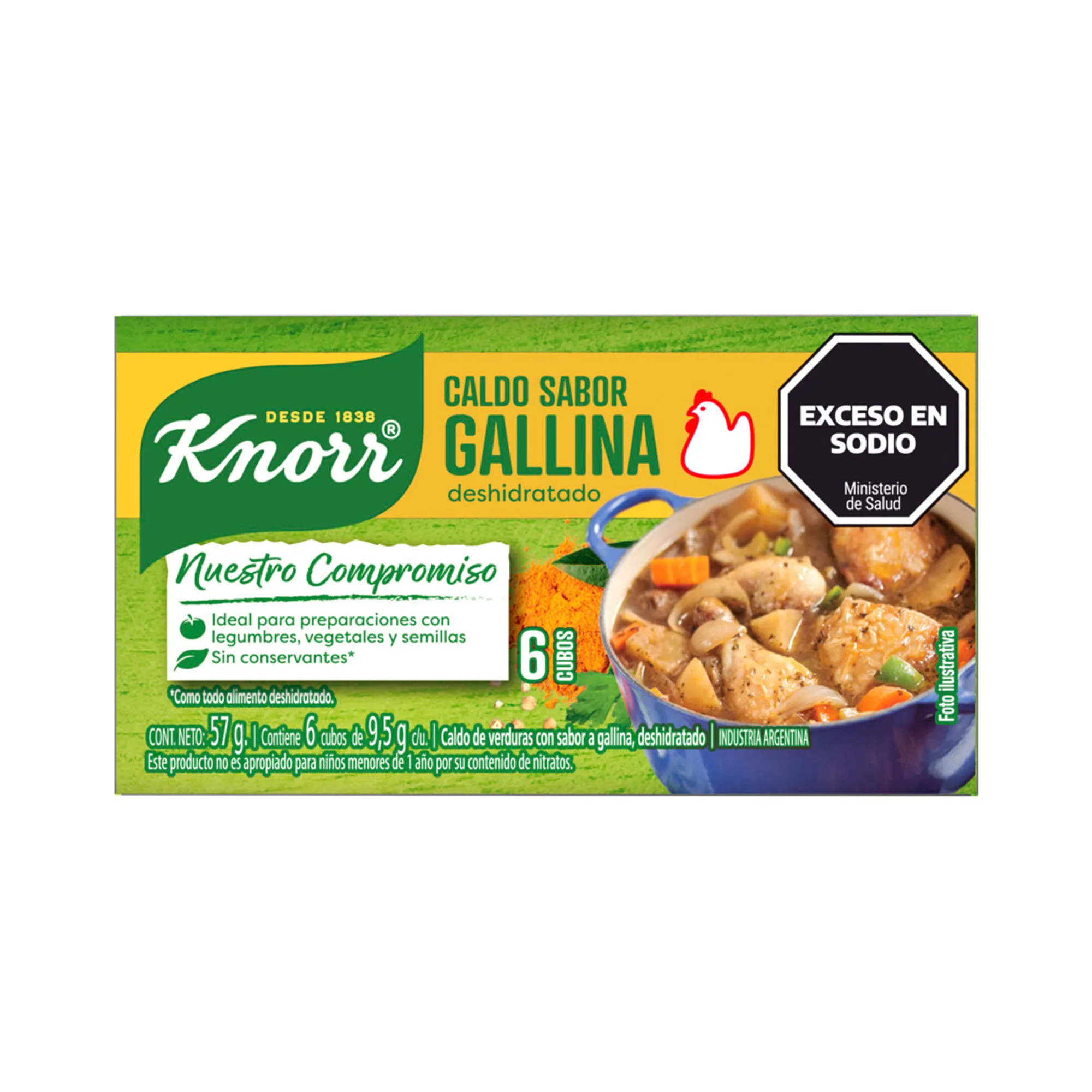 Knorr Caldo Gallina x6uni