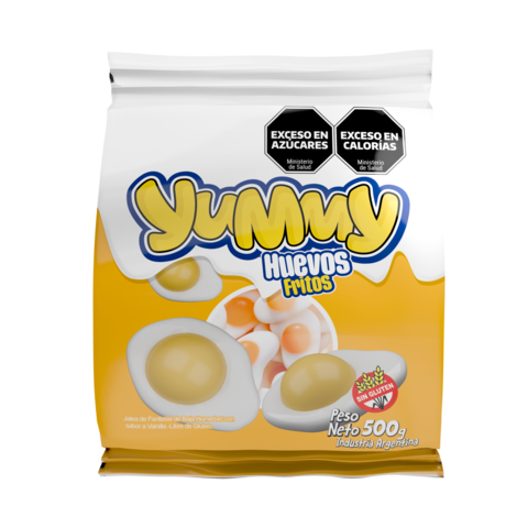 Gomitas Yummy Huevos Fritos X500grs