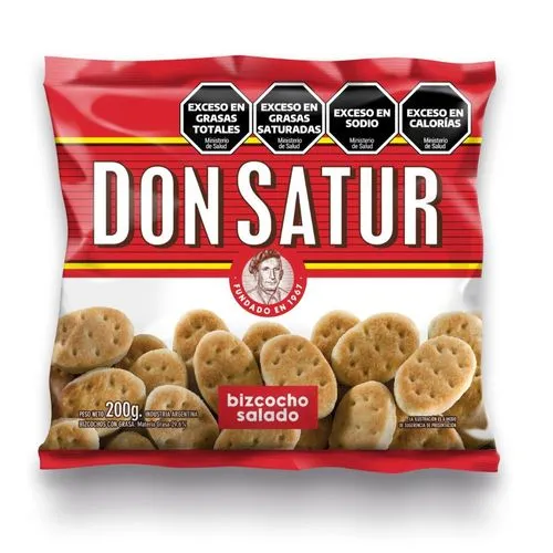 Galletitas Don Satur de grasa