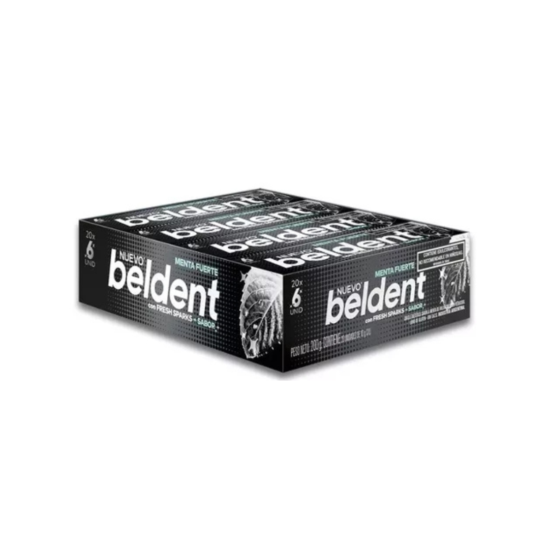 Chicle Beldent Negro X20uni