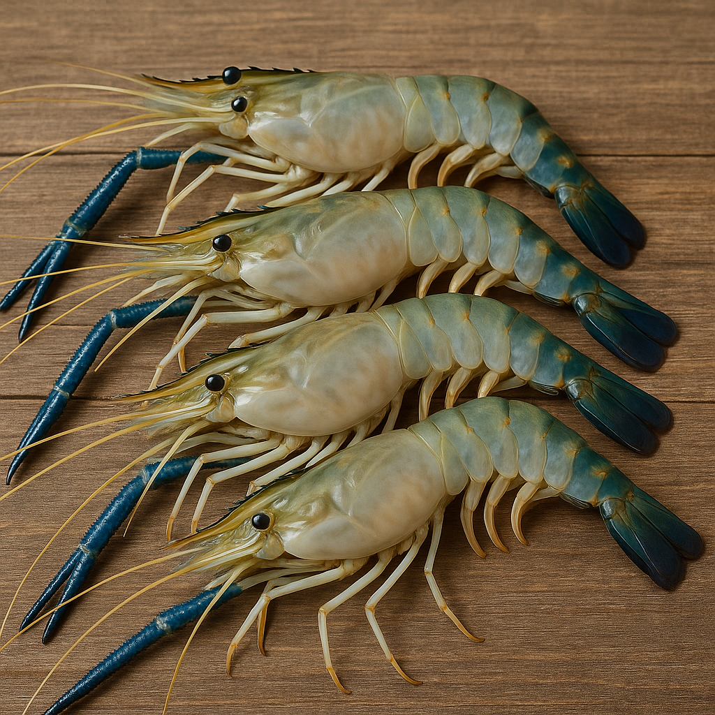 Fresh Giant River Shrimp/Prawns
