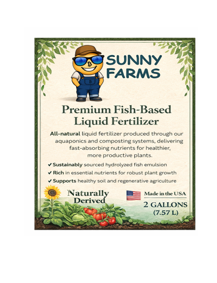 Premium Liquid Fertilizer - 2.5 Gallon