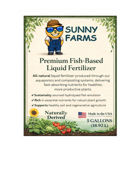 Premium Liquid Fertilizer - 5 Gallon