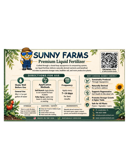 Premium Liquid Fertilizer - 2.5 Gallon