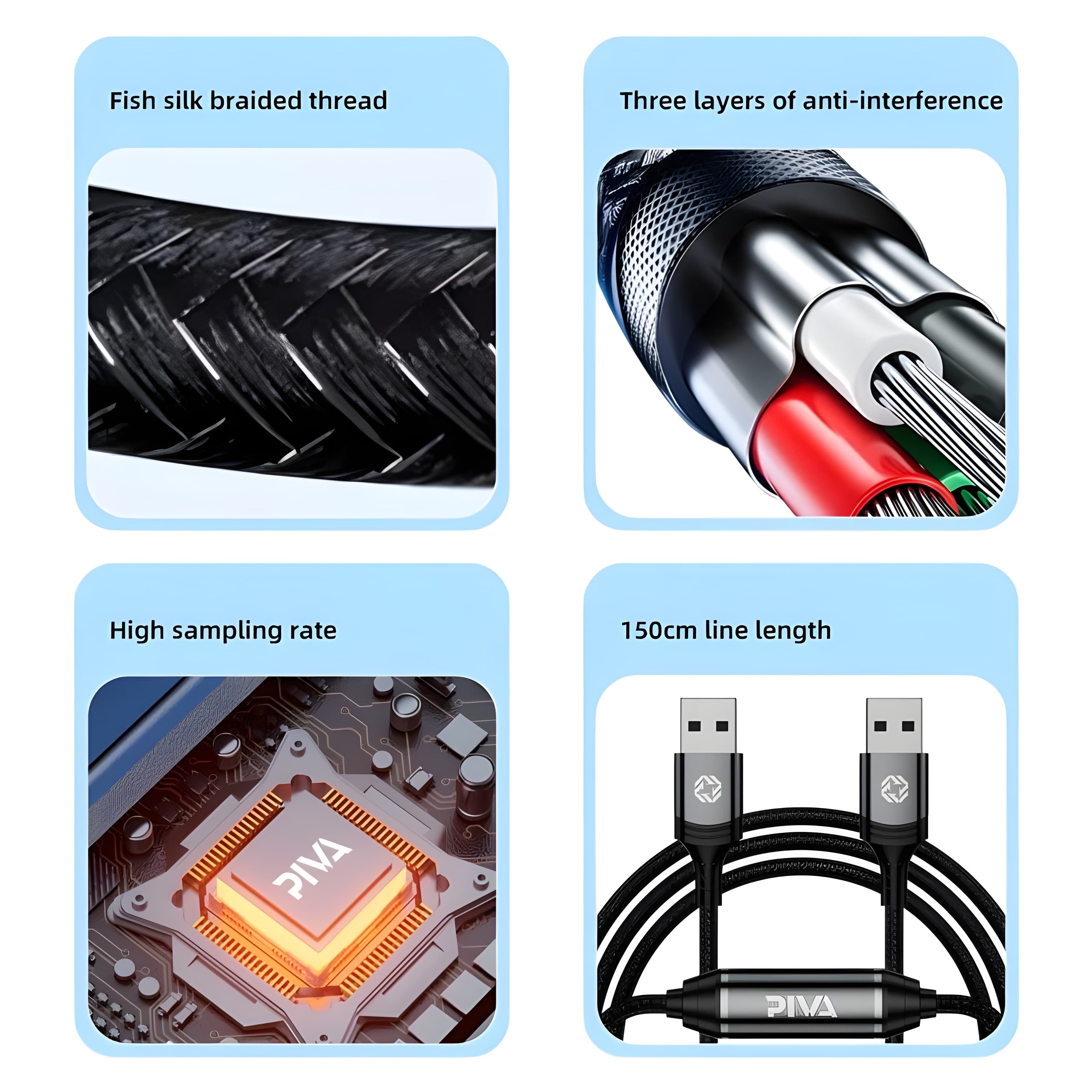 PIVA ses kayıt kablosu 