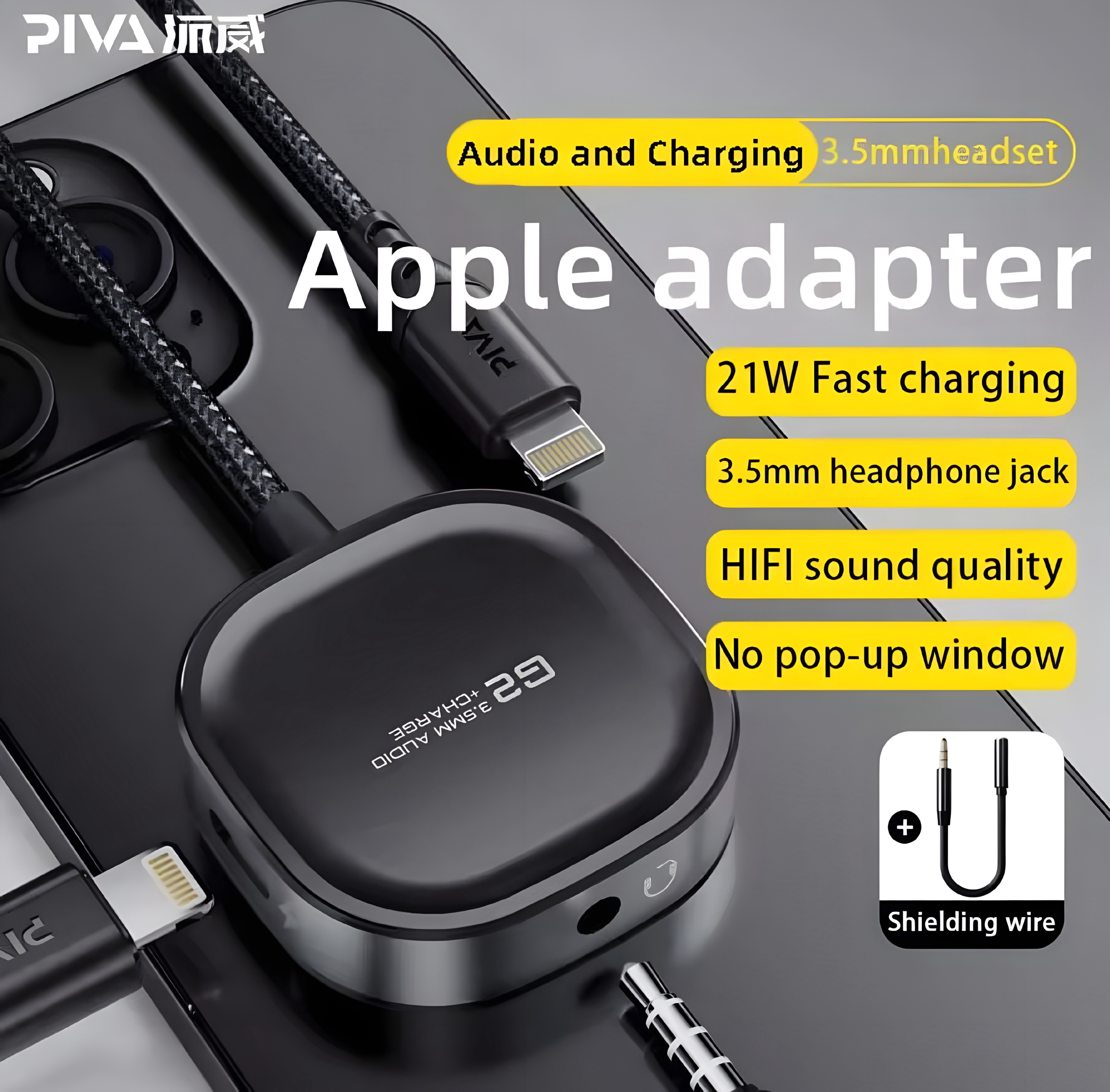 Piva G2 lighting Aux dönüştürücü  