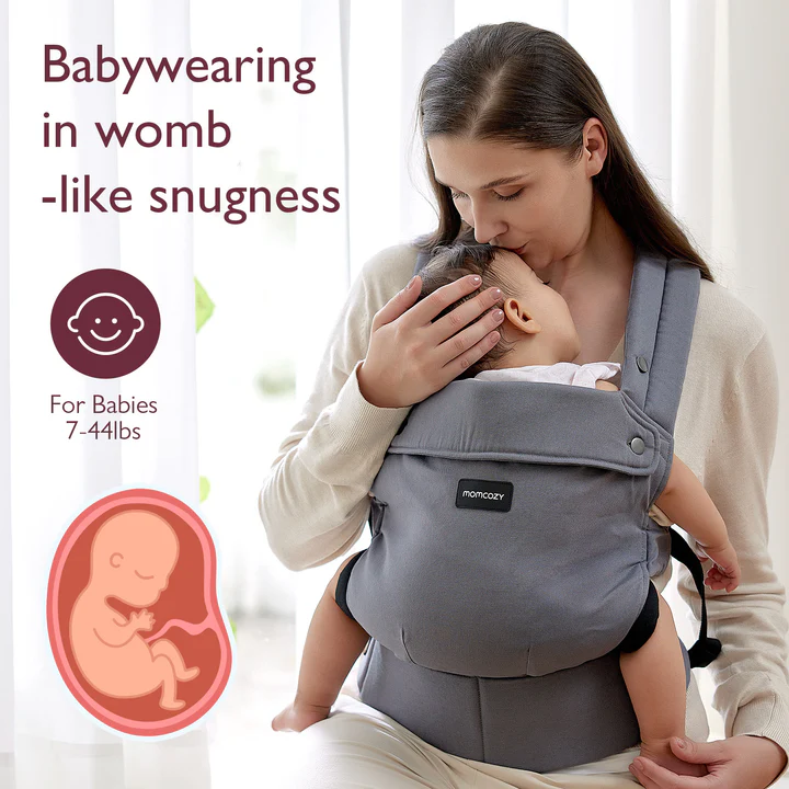 Portabebés Ergonómico Momcozy PureHug Transpirable para Recién Nacidos y Niños