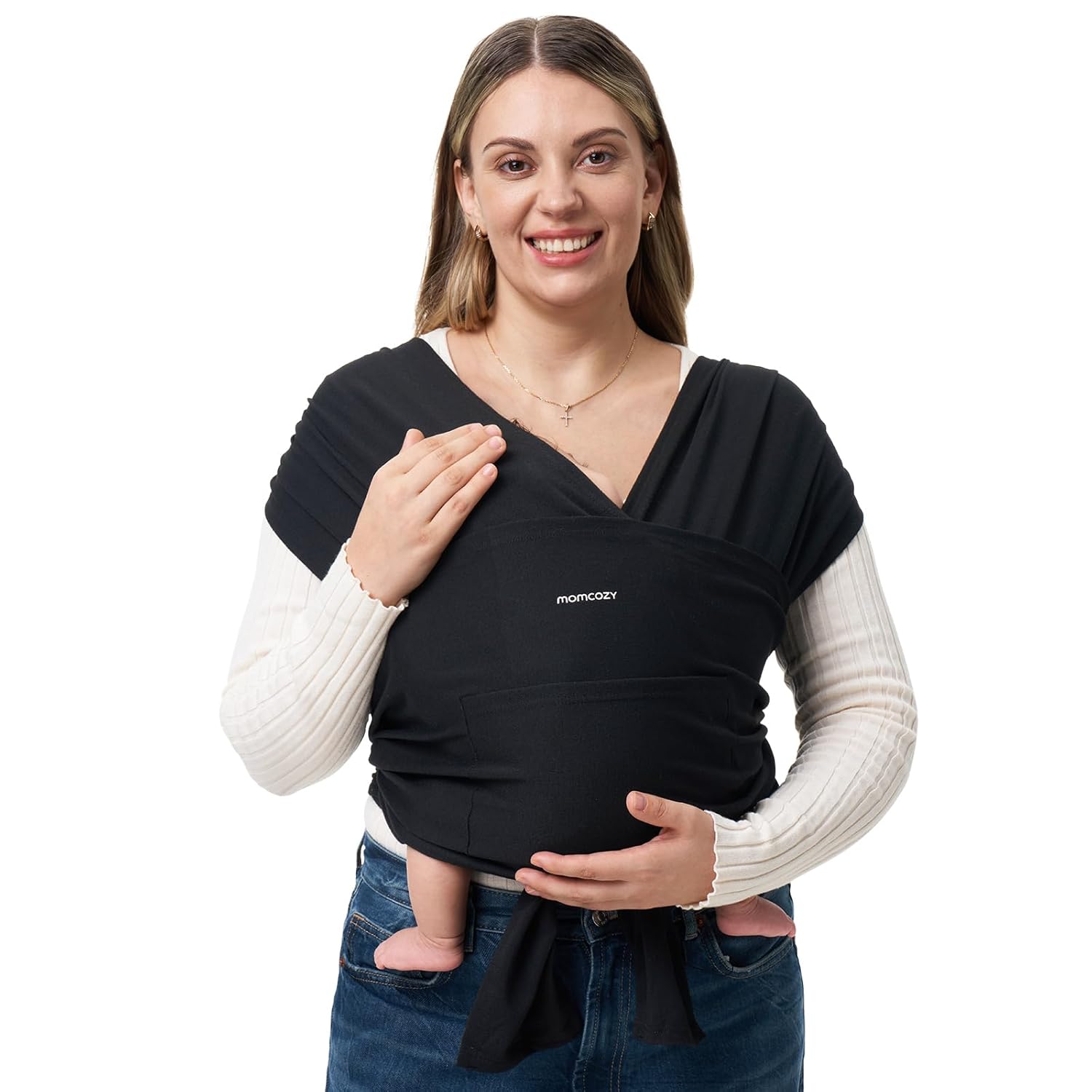 Fular Portabebé Momcozy Negro 1 Uni