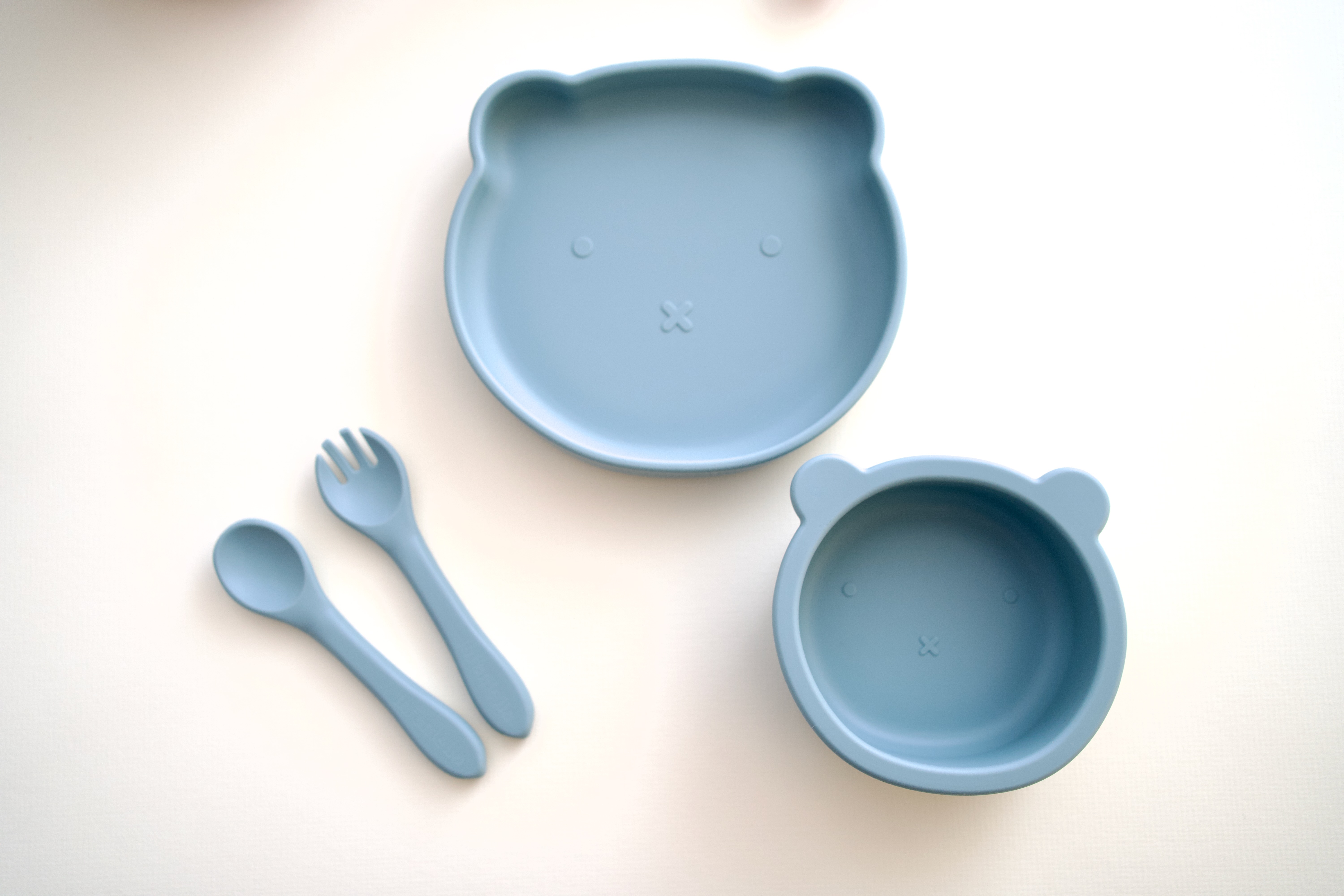 Bear Plate Set (Plate, Bowl, Spoon & Fork)