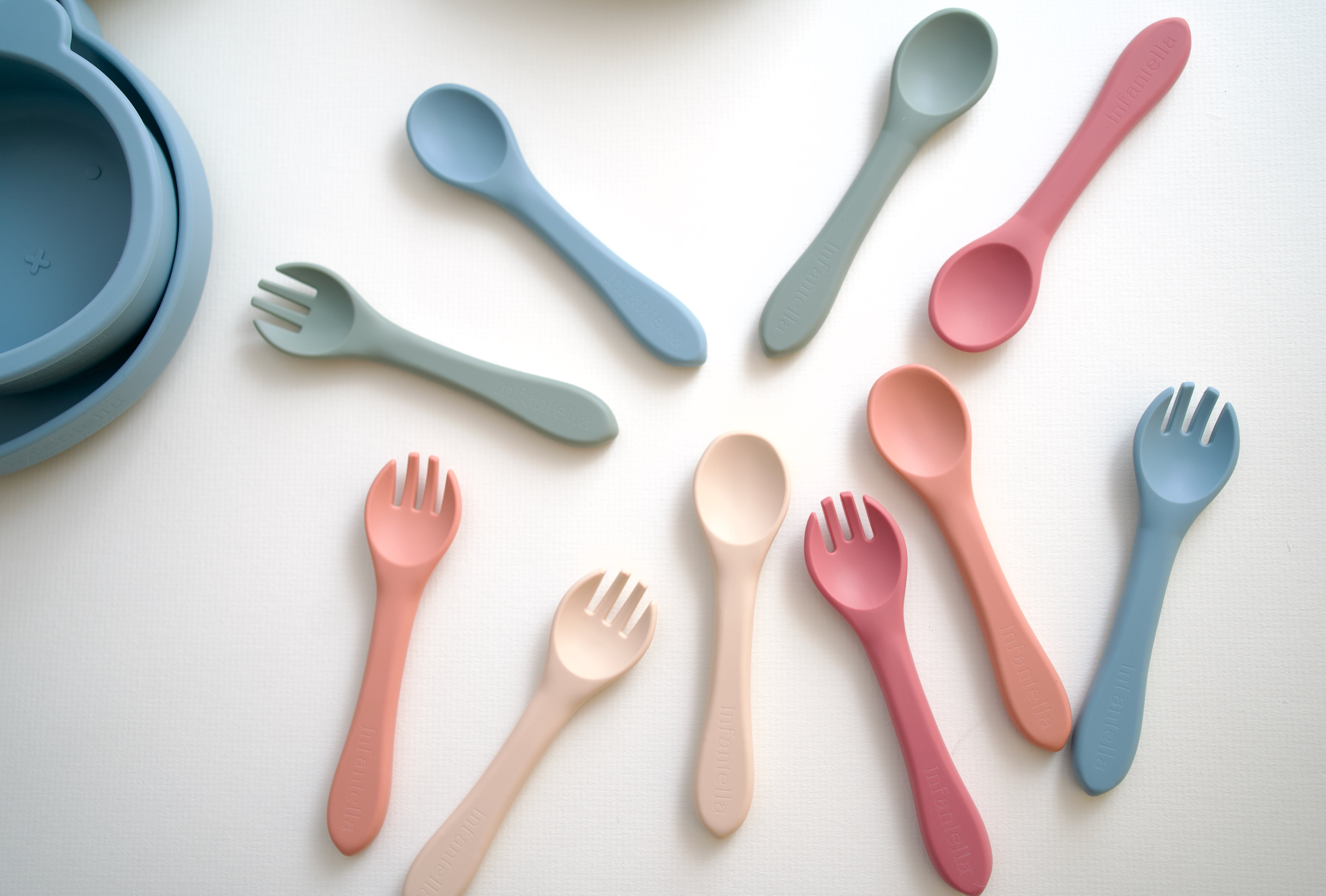 Bear Plate Set (Plate, Bowl, Spoon & Fork)