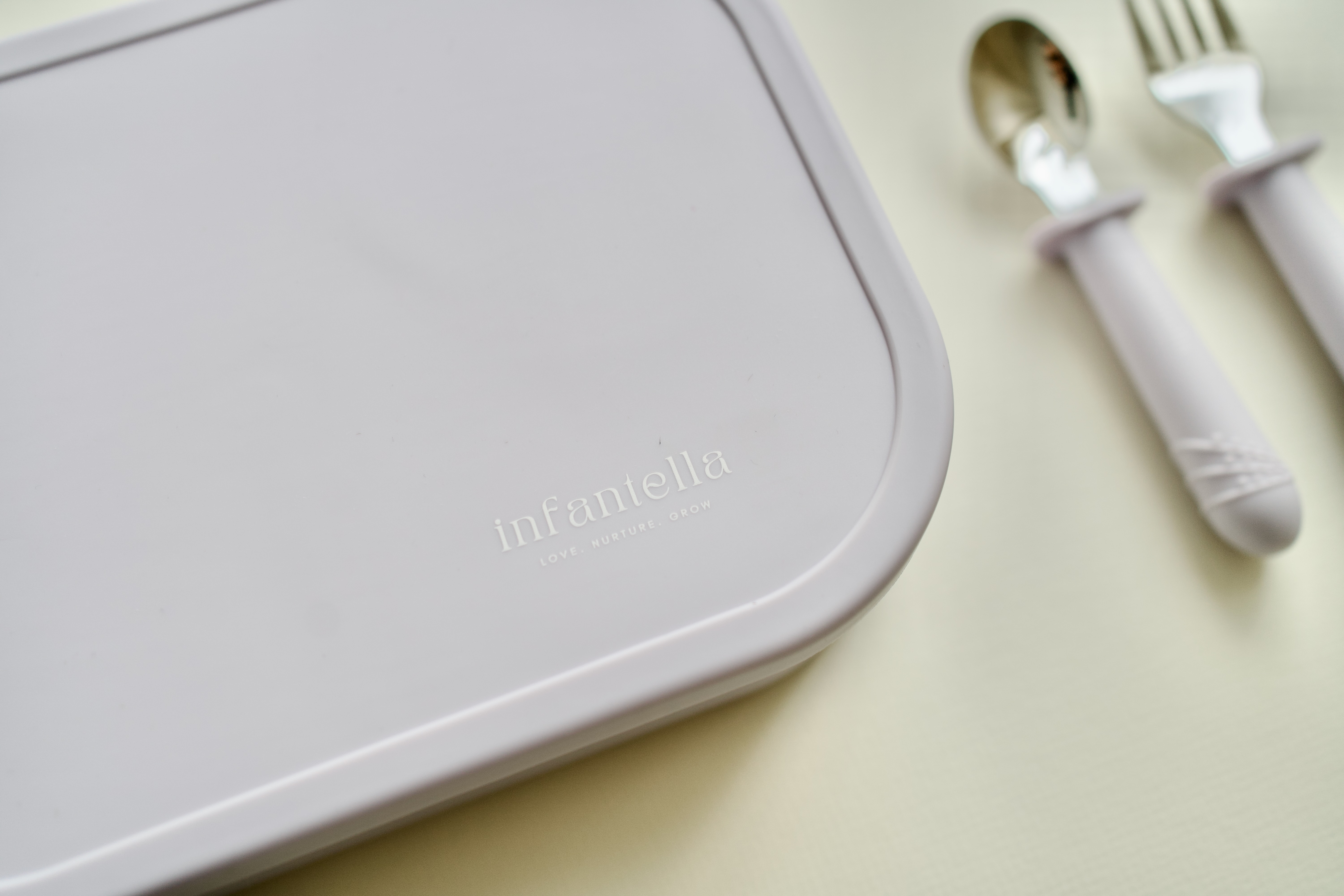 Silicone Lunch Box with Drink Bottle and Cutlery