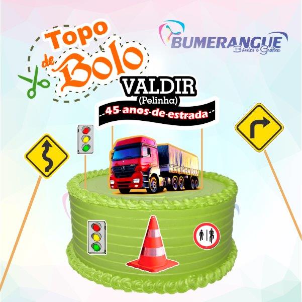 Topo de Bolo Personalizado