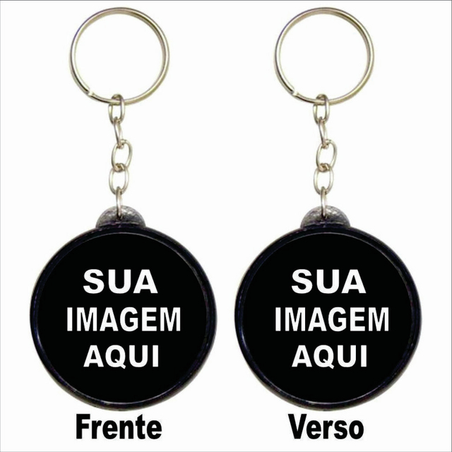 Chaveiro Botton Personalizado Dupla Face