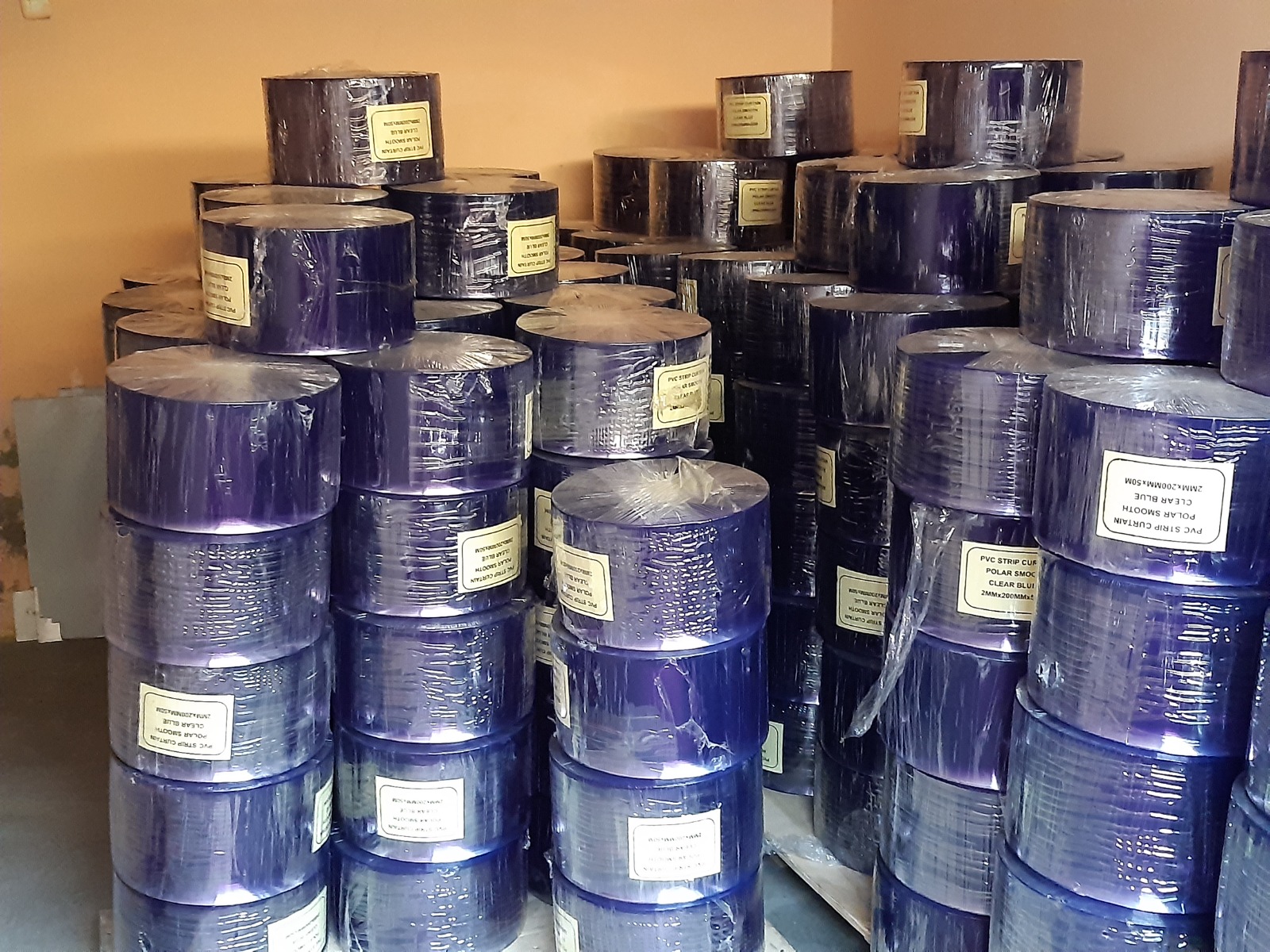 Cortina de tiras de PVC